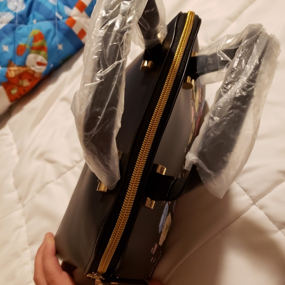 Studio 33 Small Dome Satchel with Floral embroider - Picture 2 of 6